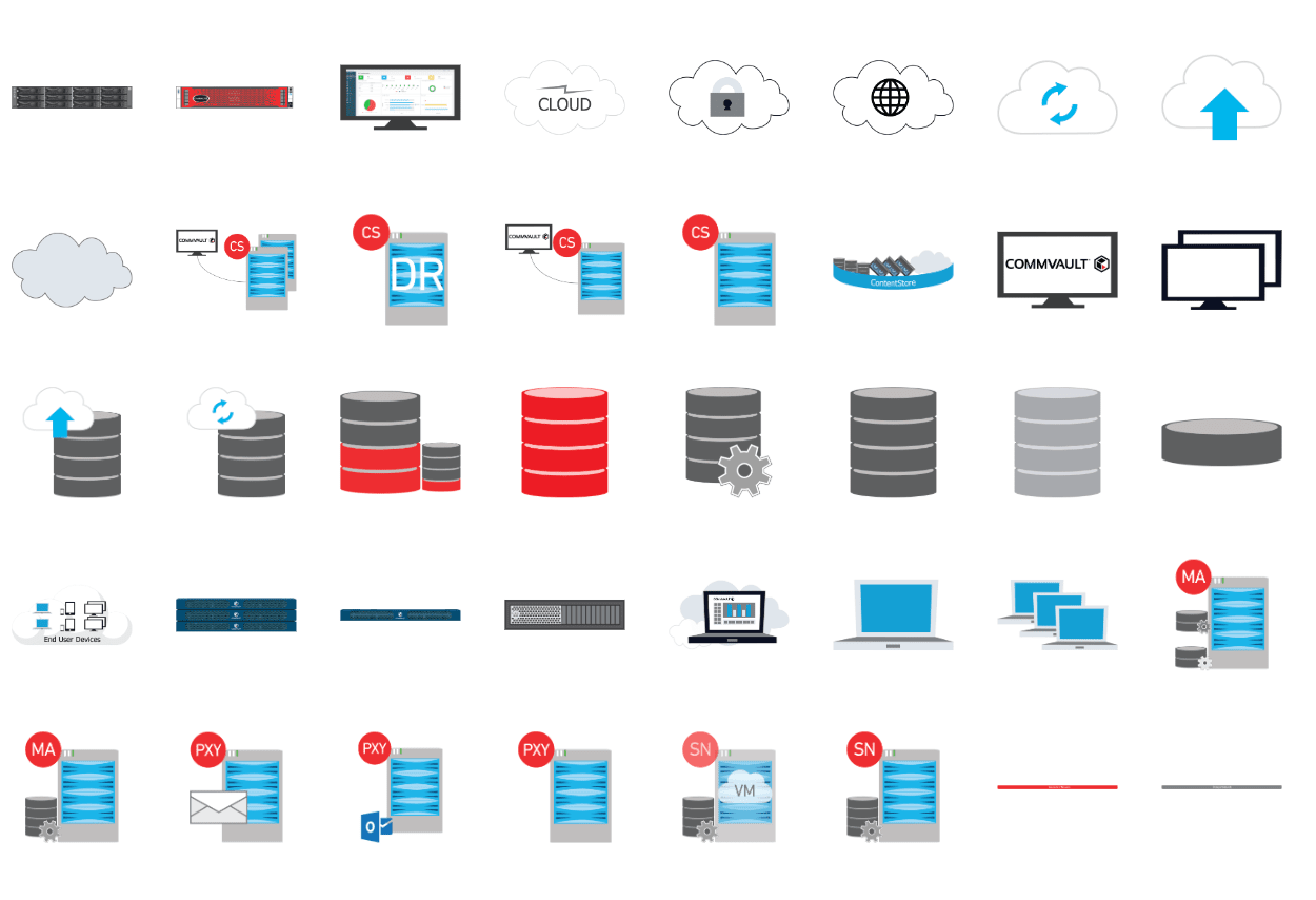 Commvault Icons