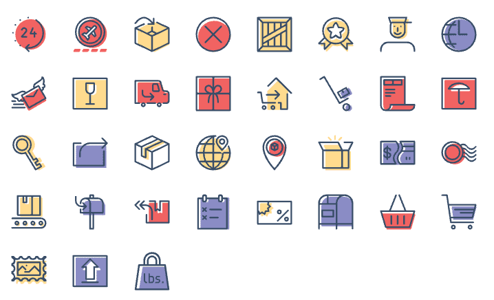 Delivery Icons